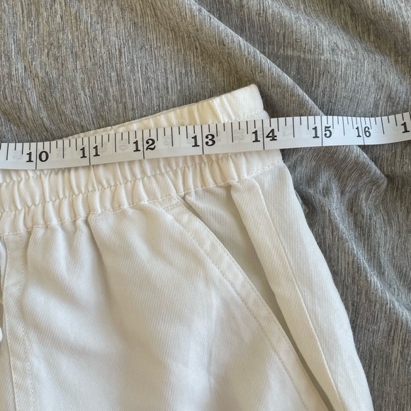 Vince Skirt White A-Line Drawstring Waist Women’s Small Cotton Boho Beach - Picture 11 of 12